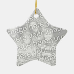 De Cerâmica O ornamento   da foto da forma da estrela adiciona