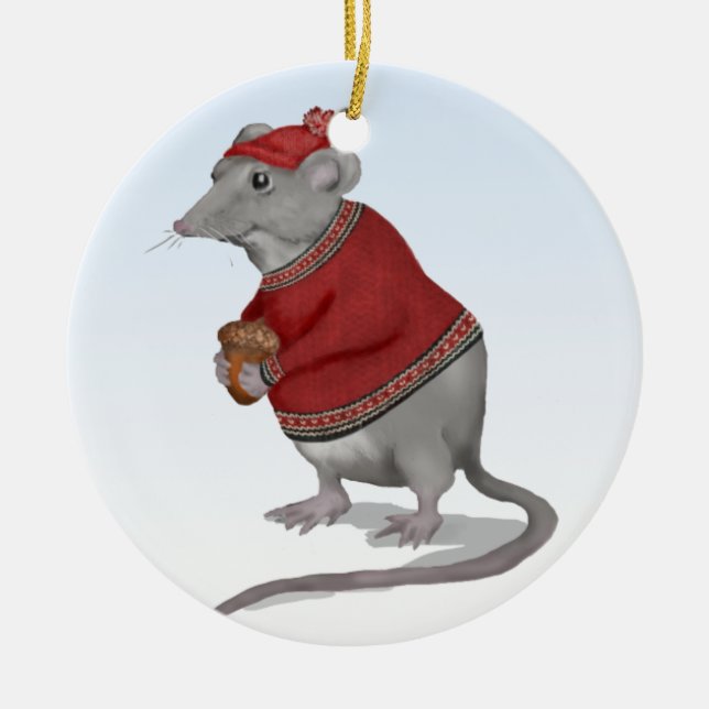 De Cerâmica O ornamento grato do rato (Frente)