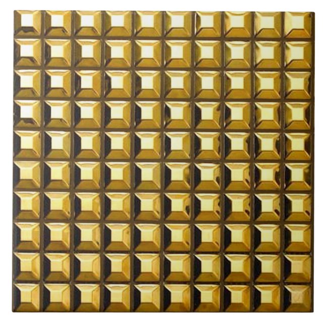 De Cerâmica O ouro enche o azulejo (Frente)