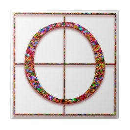 De Cerâmica O Trajanus Red Custom Monograma Azulejo