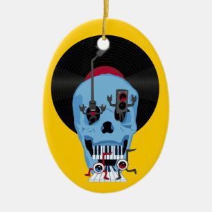 De Cerâmica O vinil vive ornamento
