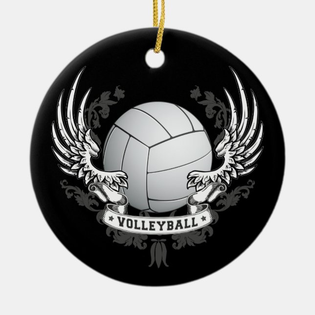 De Cerâmica O voleibol voa o ornamento (Frente)