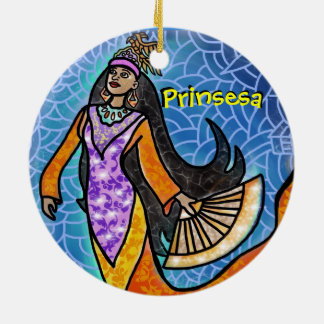 De Cerâmica ornamento 2-Sided