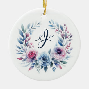 De Cerâmica Ornamento "A Keepsasasaokin Cheio Bloom"