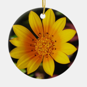 De Cerâmica Ornamento amarelo da margarida
