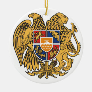 De Cerâmica Ornamento arménio da brasão