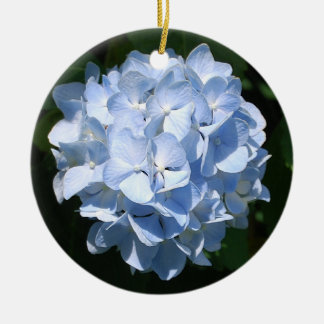 De Cerâmica Ornamento azul do Hydrangea