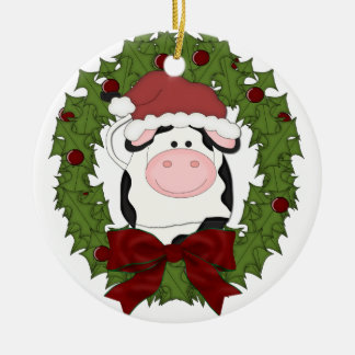 De Cerâmica Ornamento bonito da árvore do feriado do Natal da