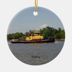 De Cerâmica ornamento Bulldog