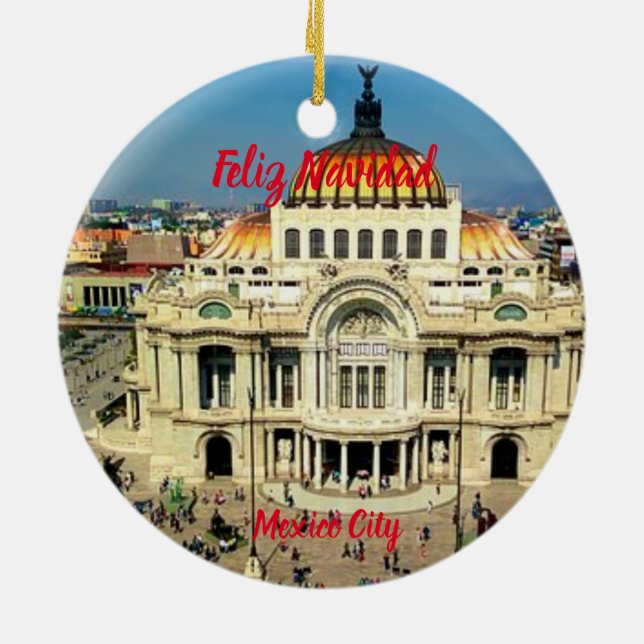 De Cerâmica Ornamento Cênico da Cidade do México (Traseira)