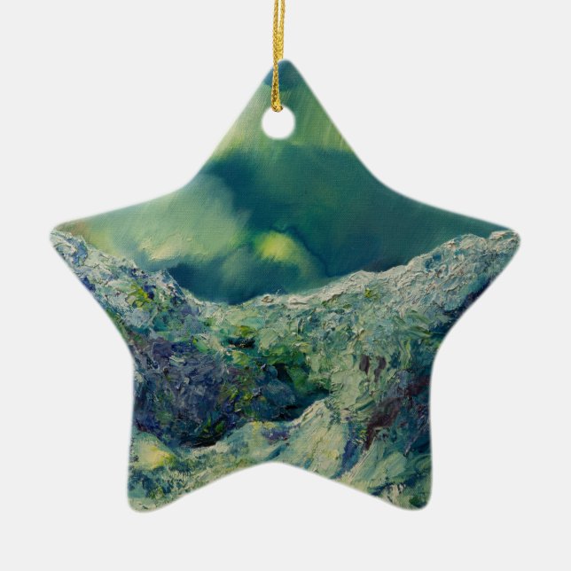 De Cerâmica Ornamento cerâmico Borealis Dance (Frente)
