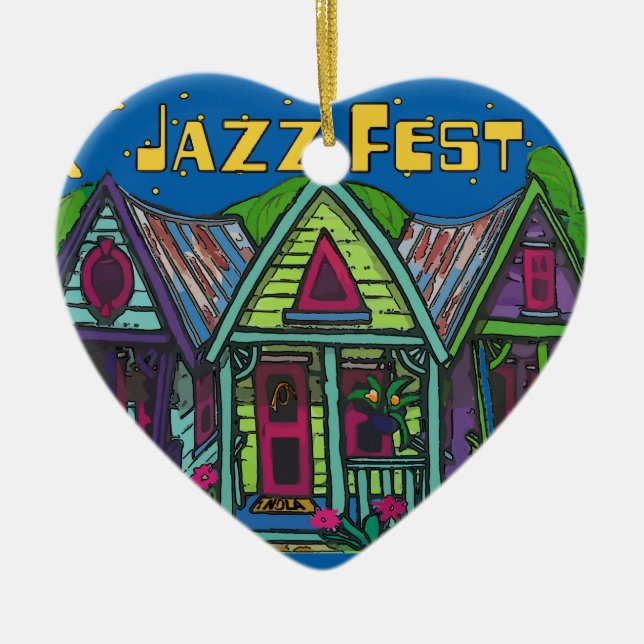 De Cerâmica Ornamento cerâmico da Fest House Jazz (Frente)