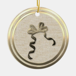 De Cerâmica Ornamento cerâmico do Arco Dourado Estilo Vintage