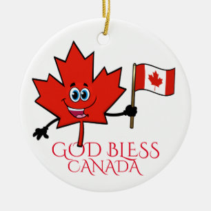 De Cerâmica Ornamento cerâmico do Deus abençoe Canada