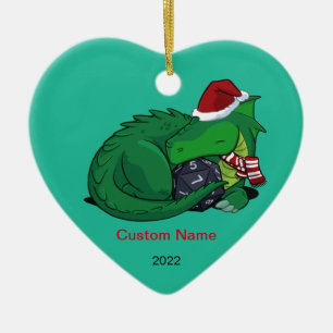 De Cerâmica Ornamento Cerâmico do Dragão Verde D20