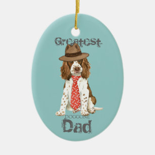 De Cerâmica Ornamento cerâmico do Pai Springer Inglês