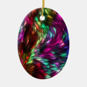 De Cerâmica Ornamento cerâmico do Rainbow Splash