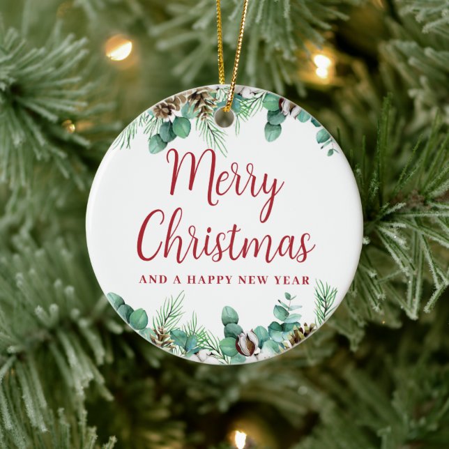 De Cerâmica Ornamento Cerâmico Feliz Natal (Árvore)