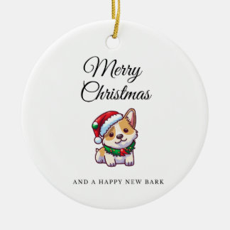 De Cerâmica Ornamento cerâmico Feliz Natal