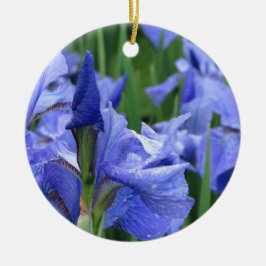 De Cerâmica Ornamento Cerâmico Iris Azul Escuro