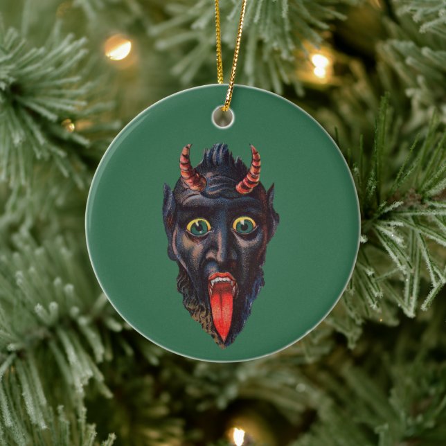 De Cerâmica Ornamento Cerâmico Krampus (Árvore)
