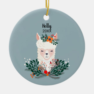 De Cerâmica Ornamento Cerâmico Personalizado Llama