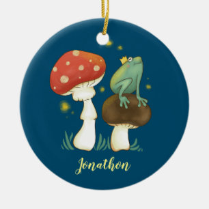De Cerâmica Ornamento cerâmico personalizado Príncipe Sapo Fir