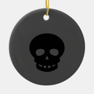 De Cerâmica Ornamento Cerâmico Preto-Negro-Spooky