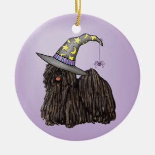 De Cerâmica Ornamento Cerâmico Puli Witch