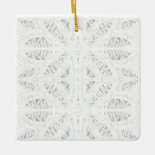 DE CERÂMICA ORNAMENTO CERÂMICO QUADRADO BATTENBURG LACE