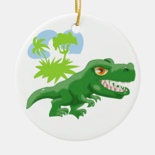 De Cerâmica Ornamento cerâmico T-Rex super Legal