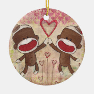 De Cerâmica Ornamento cinco alto