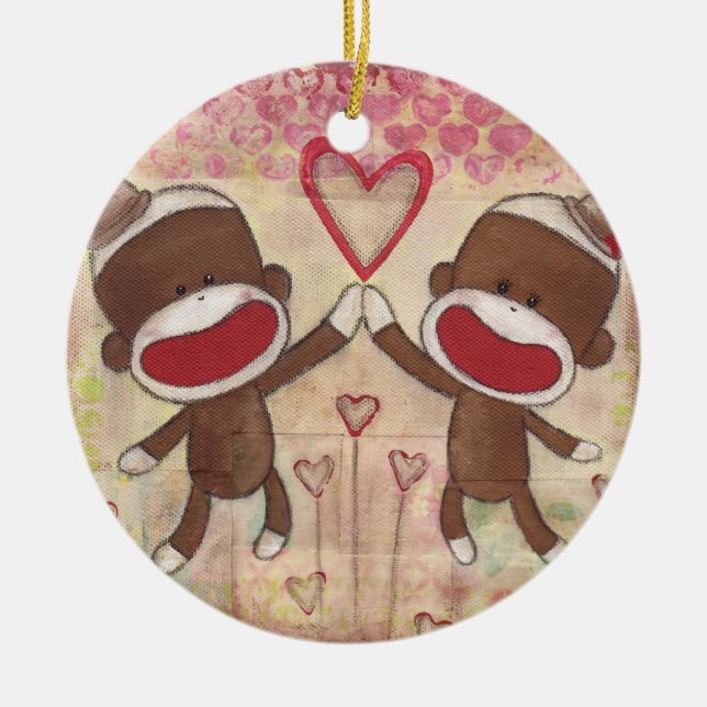 De Cerâmica Ornamento cinco alto (Frente)