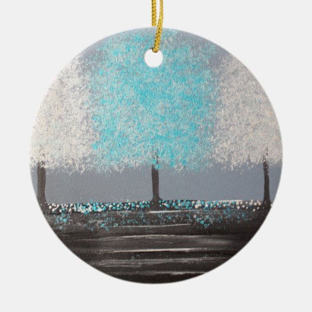 De Cerâmica Ornamento cintilando da manhã (Frente)