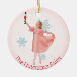 De Cerâmica Ornamento Clara Nutcracker