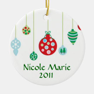 De Cerâmica Ornamento coloridos personalizados