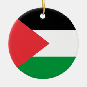 De Cerâmica Ornamento com pavilhão da Palestina