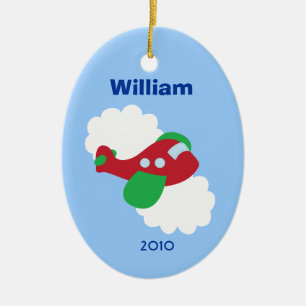 De Cerâmica Ornamento conhecido personalizado AVIÃO da árvor
