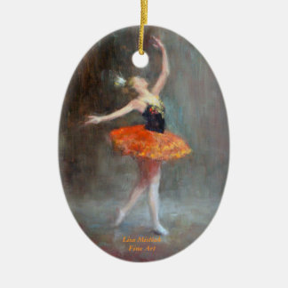 De Cerâmica Ornamento da bailarina