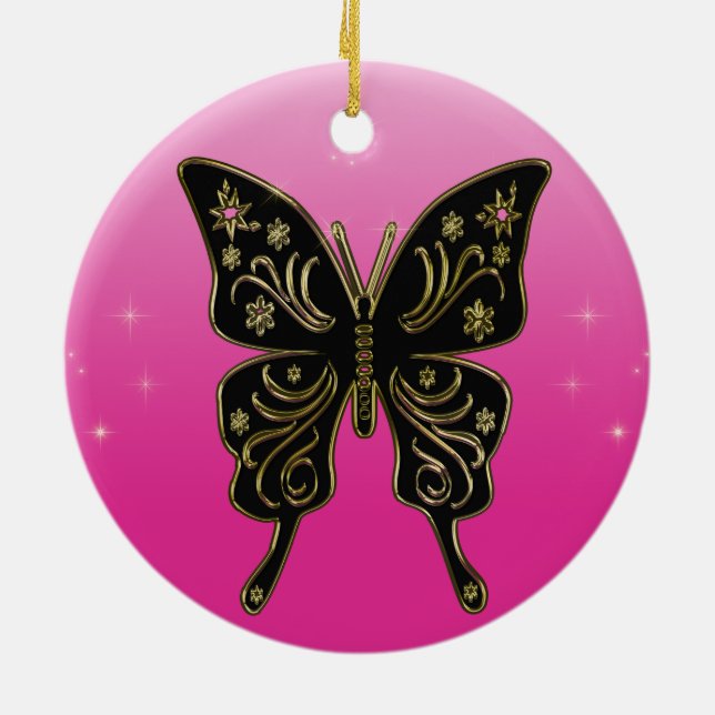 De Cerâmica Ornamento da borboleta (Traseira)