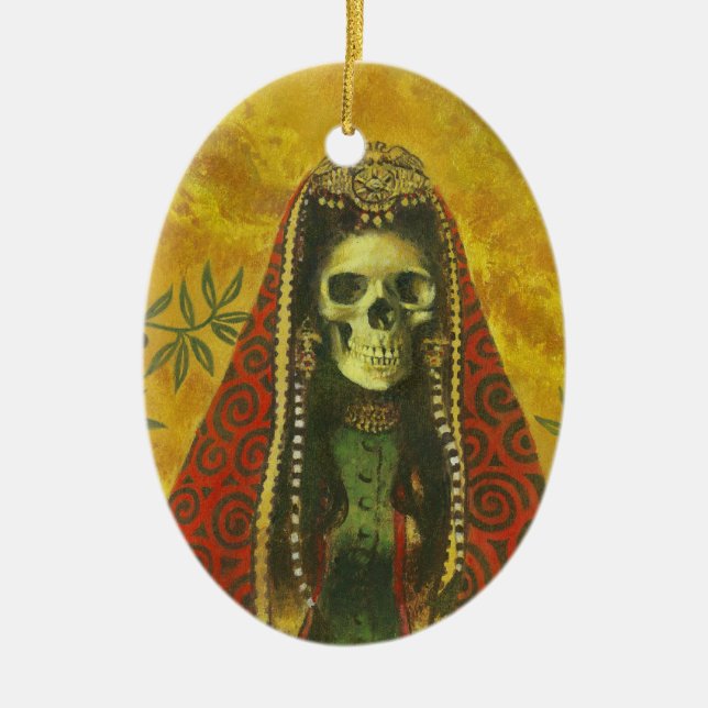 De Cerâmica Ornamento da bruxa da morte (Frente)