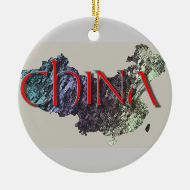 De Cerâmica Ornamento da China (Frente)