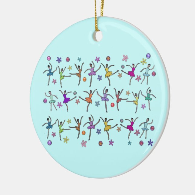 De Cerâmica Ornamento da dança da bailarina (Esquerda)