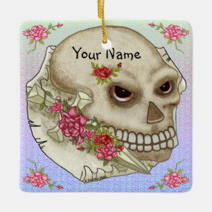 De Cerâmica Ornamento da Espada do Crânio