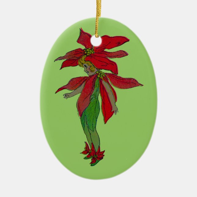 DE CERÂMICA ORNAMENTO DA FADA DO NATAL (Frente)