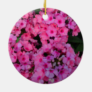 De Cerâmica Ornamento da Flor Rosa