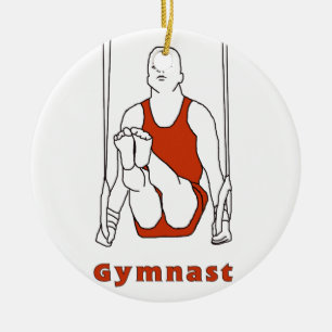 De Cerâmica Ornamento da ginástica