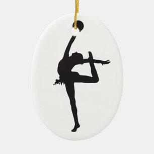 De Cerâmica Ornamento da ginástica rítmica