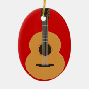 De Cerâmica Ornamento da guitarra