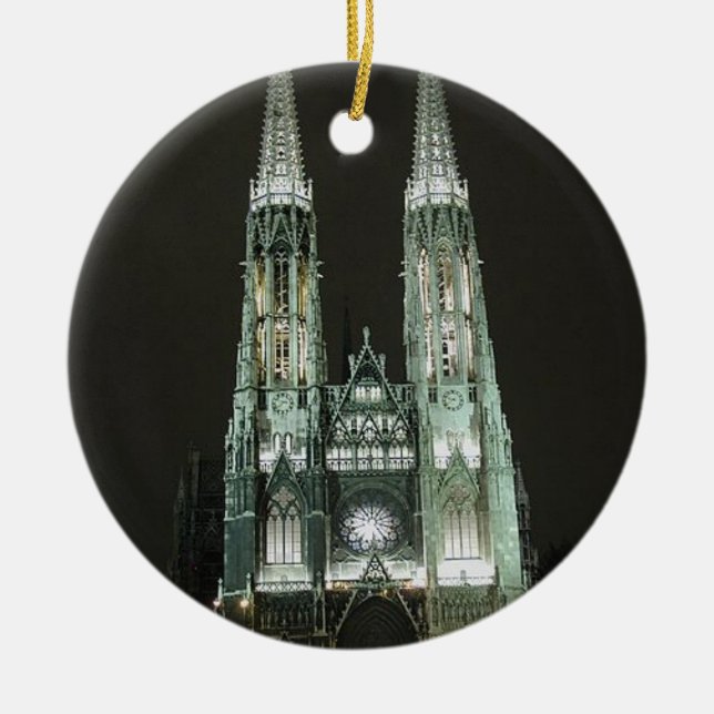 De Cerâmica Ornamento da Igreja Notre Dame (Frente)